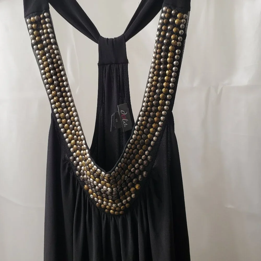 Sexy Plus Size Black Womens SleevelessTop - Picture 2 of 13